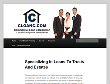 Tablet Screenshot of cloanc.com